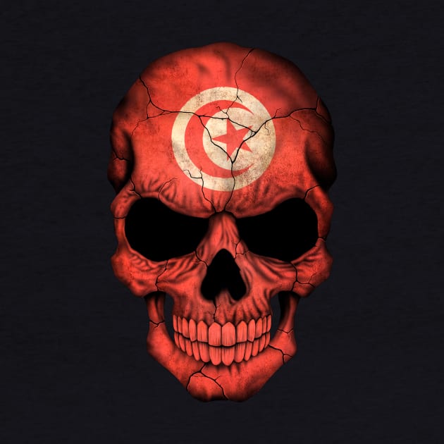 Tunisian Flag Skull by jeffbartels